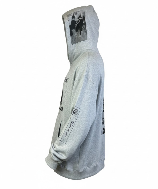 ERD Assemblage Zip Hoodie – Heather Grey