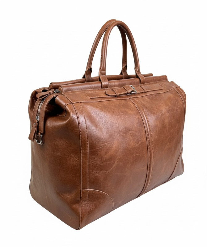 Claire Chase Venice Duffel Bag – Top-Grain Leather