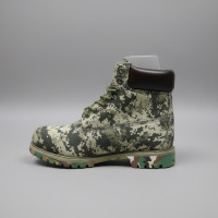 Timberland Green Camo Boots – High-Top Utility Style