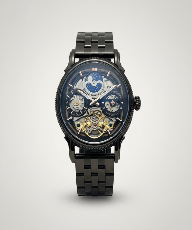 Luxury-Inspired Skeleton Automatic Watch – Stührling Special Reserve 3922